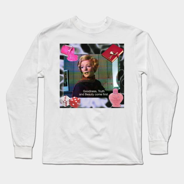 Maggie Smith Long Sleeve T-Shirt by DestroyMeDaddy